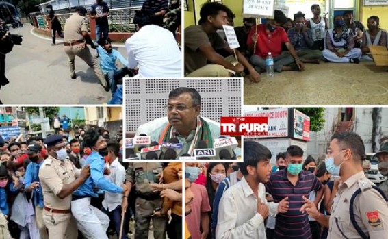Youth Congress led Students' agitation forced Ratan Lal, Biplab Deb to surrender, Students likely to get passed Youth Congress led Students' agitation forced Ratan Lal, Biplab Deb to surrender, Students likely to get passed